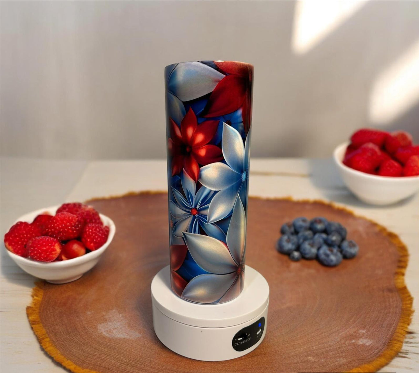 3D Flower Tumbler