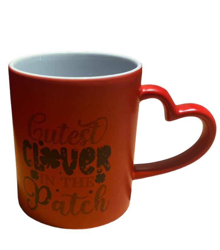 Cutest Clover in the patch St Patrick day changing color mug