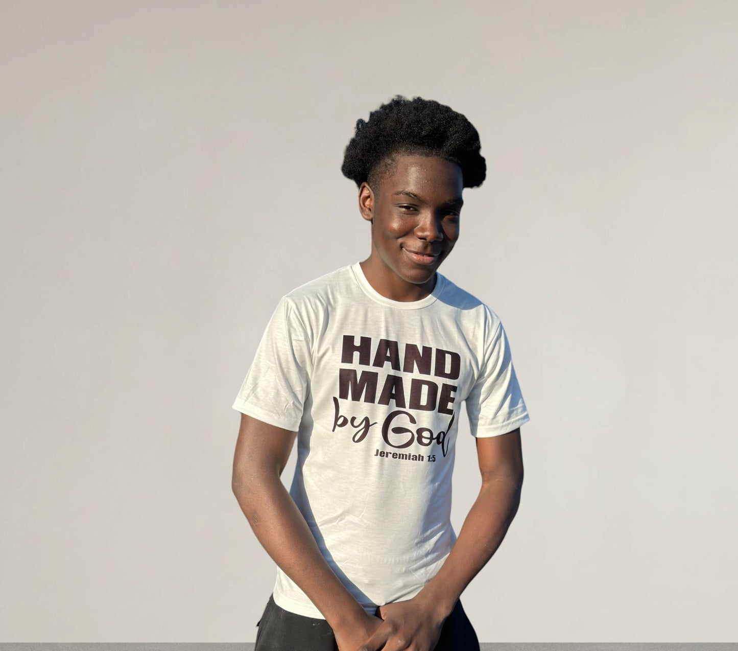 Handmade by God Unisex Shirt - White