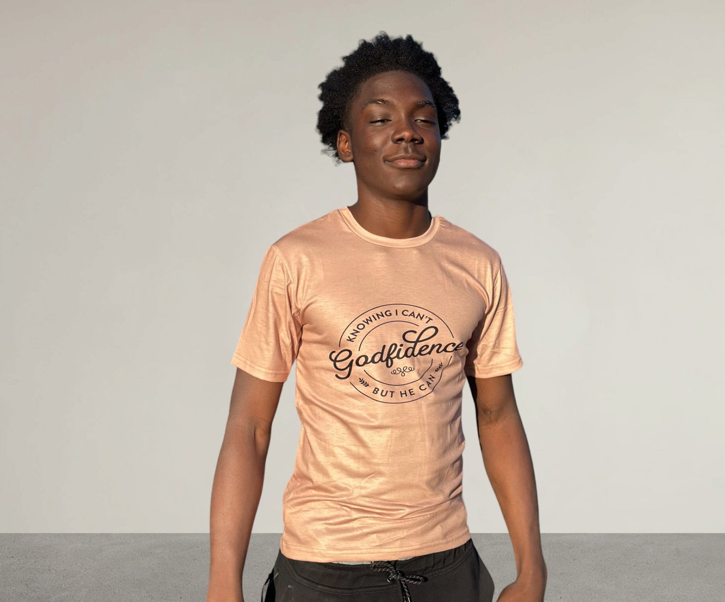 Godfidence Unisex Shirt - Peach