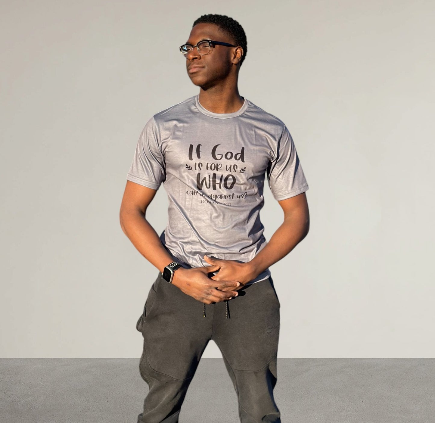 If God is for us who can be against us Unisex Shirt - Grey