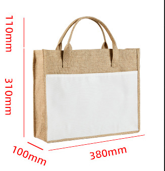 Tote bag, personalized jute tote bag