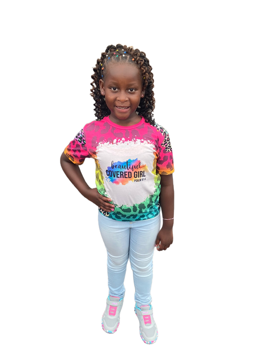 Beautiful Covered Girl kids t-Shirt