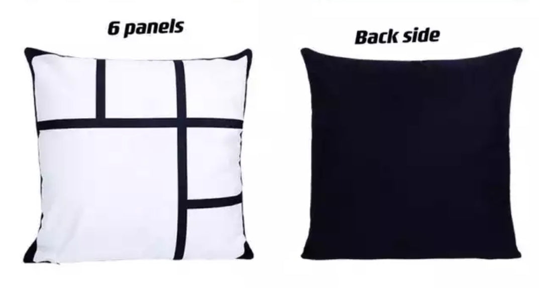 Personalized  Pillow Case, Custom Pillow case, 6 Panels throw  Pillow Cover